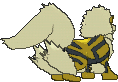 Arcanine's Shiny back sprite