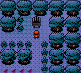 The Ilex Forest shrine in the Generation II games.
