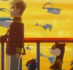 This Pokémon appears alongside Parker during the Pokémon BW: Adventures in Unova and beyond opening, making it possible that Parker owns it.