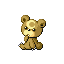 Teddiursa's Ruby and Sapphire sprite