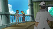 Ash meets Professor Kukui