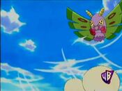 Dustox rides Beautifly's Gust attack