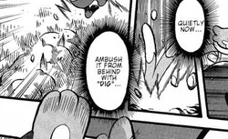 Dig being used by Uji's Buizel.