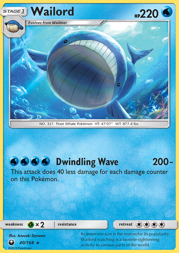 Wailord Celestial Storm Pokemon Wiki Fandom
