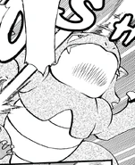 Megahorn being used by Blue's Rhydon.