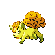 Vulpix's Pokémon Diamond Version and Pokémon Pearl Version Shiny sprite