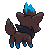 Zorua's Shiny back sprite