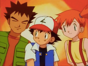 Ash and his two friends