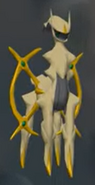 Shiny Arceus in Pokémon Battle Revolution.