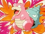 Slowbro was seen calming down Charizard with a disable and in her lecture battling against a Machamp with a Mega Punch.