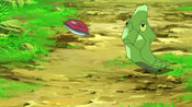 Goh successfully captured another Bug-type Kanto Pokémon: Metapod