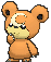 Teddiursa's X and Y/Omega Ruby and Alpha Sapphire sprite