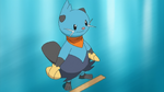 Caesar is Cadbury's Dewott, who participated in the Scalchop Tournament and won the heart of Osharina.