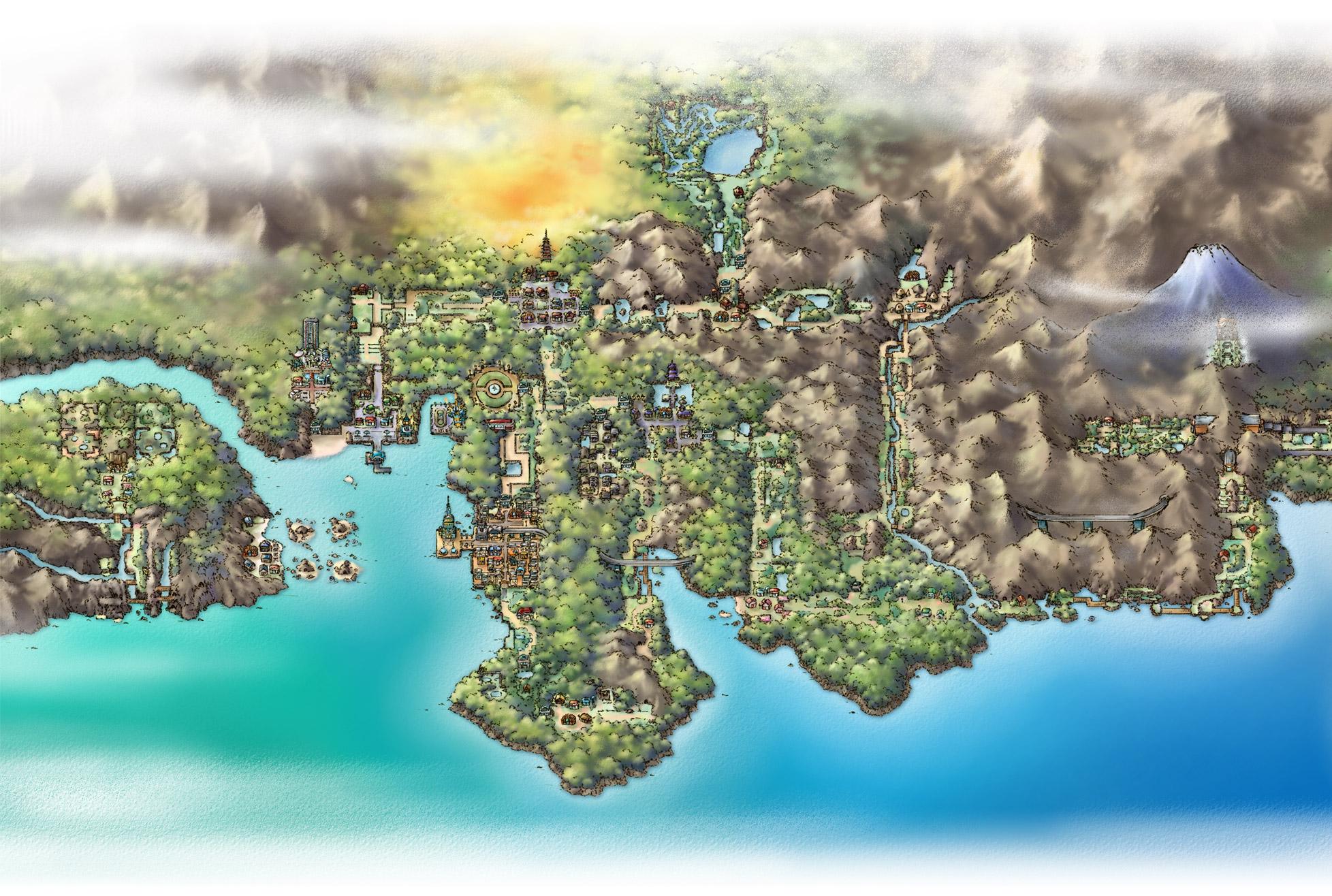 pokemon crystal map
