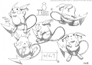 Raichu concept art