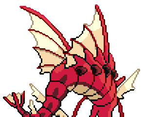 FlameCheese on X: Theme: Sea Dragon. 32x32 Gyarados