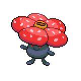 045: Vileplume (Jp. Ruffresia) - Grass/Poison Flower Pokémon