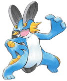 Swampert in the manga