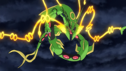 Day 603 - Rayquaza and Shiny Mega Rayquaza! Anger Raining Do