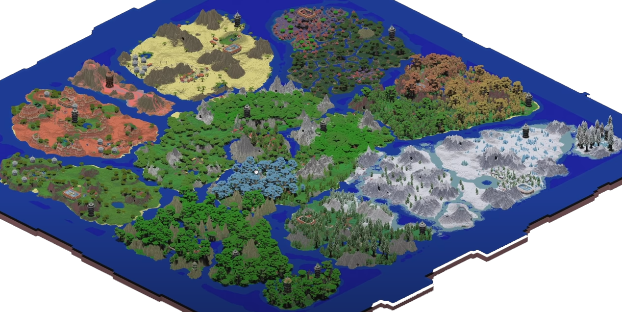 Arivium Region - Custom Pixelmon Region (8.3.6) Minecraft Map