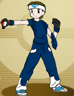 Cameron's Kanto uniform in ShootingStar