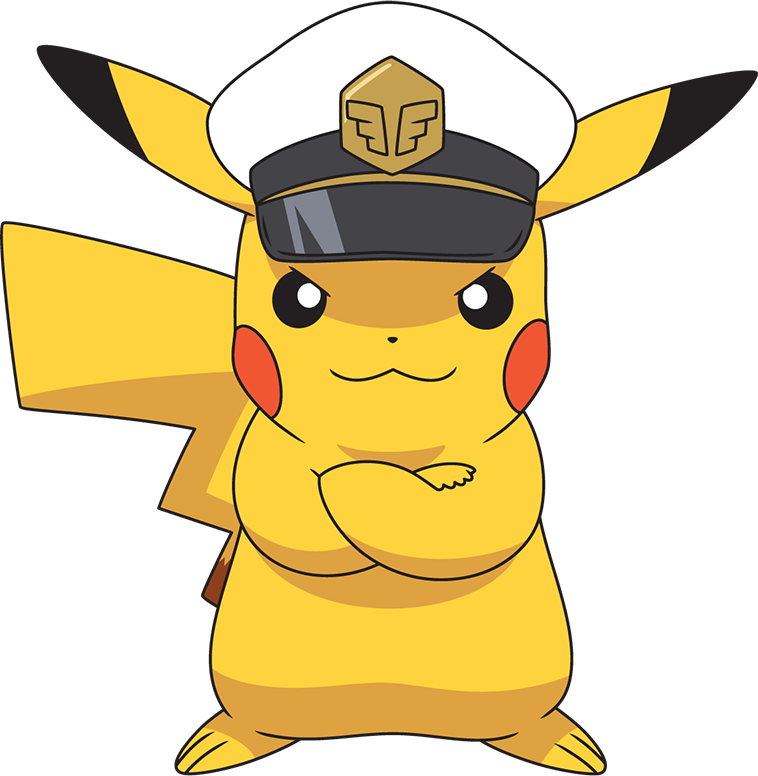 Pikachu as Captain by NEWBRA studio