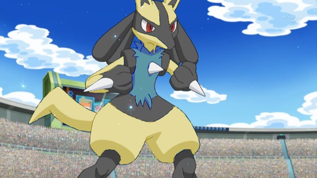 Will we get to see her shiny Lucario? personally I think her Kommo o fills  that place, there are many trainers with Lucarios right now : r/pokemonanime