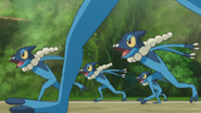 Using Double Team as Frogadier