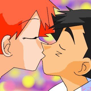 pokemon misty and ash kiss