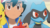 Notice Ash having small eyes in the remake.