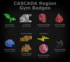 All Cascada Region Badges