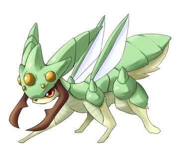 Official artwork of venomeon, a poison-type eeveelution