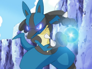 Riley Lucario Aura Sphere