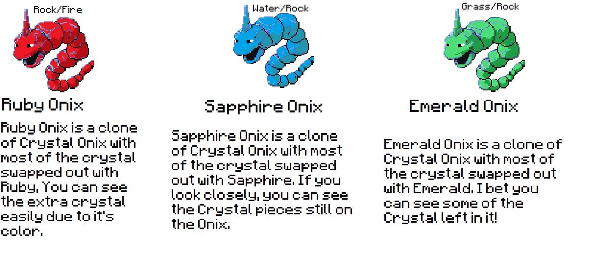 Crystal Onix Over Shiny Onix [Pokemon Omega Ruby and Alpha Sapphire] [Mods]