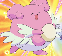 Pokémon Scarlet and Violet: Evolve Happiny and Chansey into Blissey