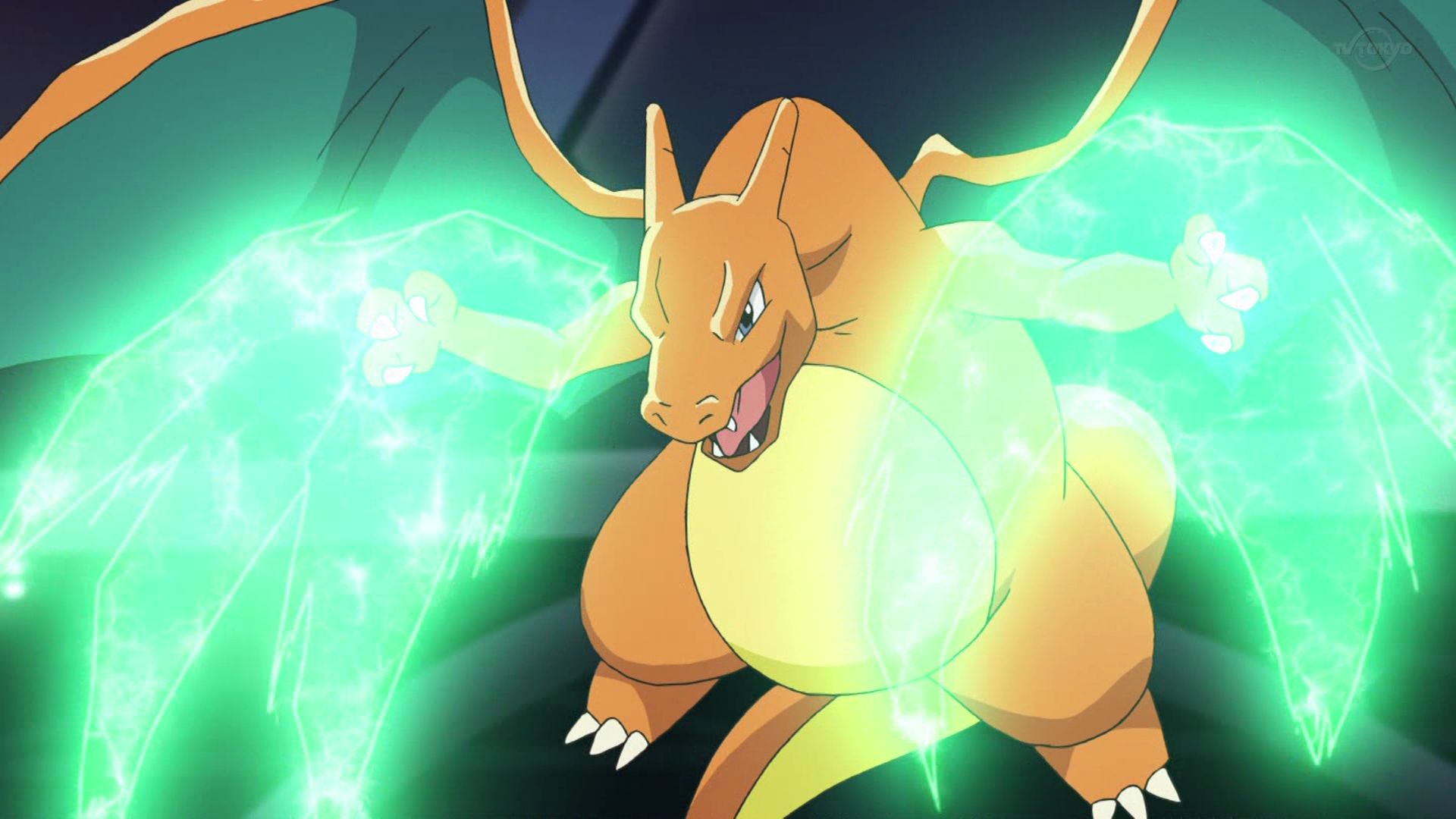 006 Charizard used Dragon Claw and Flamethrower!