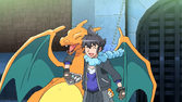 Charizard and his trainer