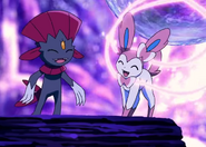 As a Sylveon, making a new friend