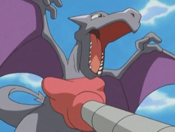 Aerodactyl vs Ash