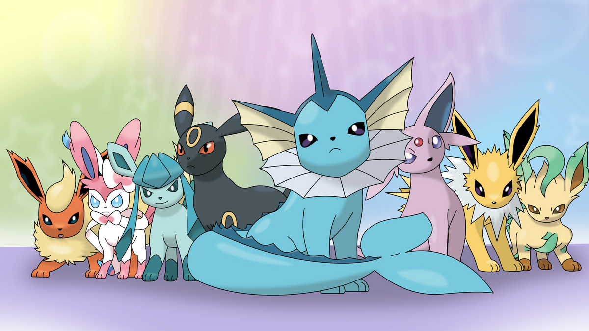 Generation 7b Ultra Beast Eeveelutions by DangerNoodle851 on