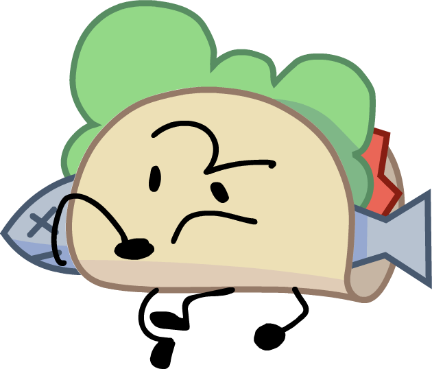 Battle For Dream Island Wiki - Bfdi Taco, HD Png Download - vhv