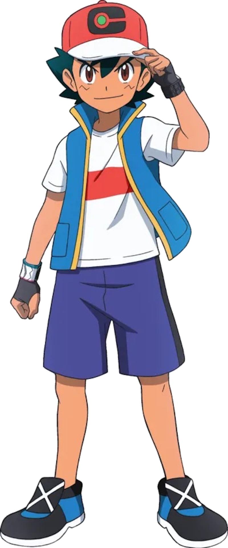 Is Ash, Red of the Red and Blue games in the anime