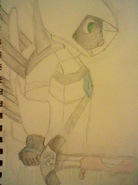 Shinx in his Commander Armour. This armor was worn by his father, Roy Sparks, now Shinx wears it because he is the new Emperor of the Forgotten.