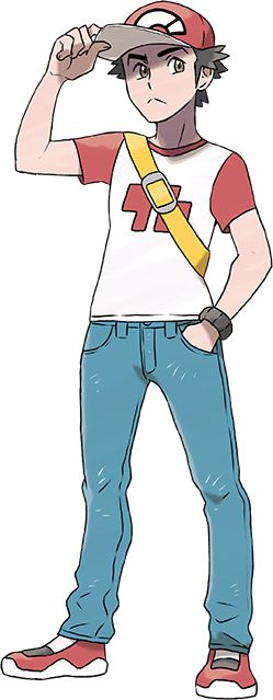 red pokemon ash