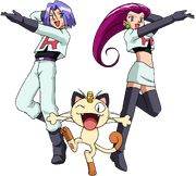 pokemon #pokemontiktok #teamrocket #meowth #jessieandjames #kanto