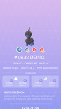 Deino Pokédex entry