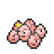 Exeggcute 8-bit sprite