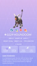 Houndoom Pokédex entry