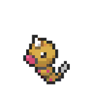 Weedle 8-bit sprite
