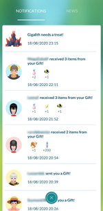 Journal, Pokémon GO Wiki